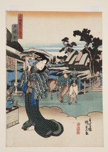 Vue de Totsuka - Utagawa Kunisada