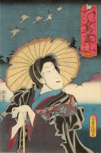 Oies sauvages, publié par Otaya Takichi - Utagawa Kunisada