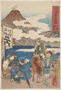 Shinano : Soba, vers 1833 - Utagawa Kuniyoshi