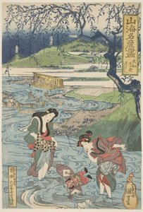 Yamato, Nara: Sarasu, c.1833 - Utagawa Kuniyoshi