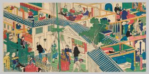 Maison de marchand étranger - Utagawa Sadahide
