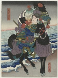 Nakamura Utaemon IV en Kumagai Jirô dans la pièce 