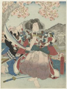 Nakamura Utaemon IV comme Oniwakamaru dans la pièce 