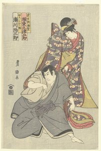 Acteurs Segawa Michisaburo I et Bando Mitsugoro III