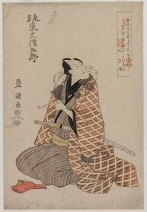 Bando Mitsugoro IV en robe de voyage - Utagawa Toyokuni