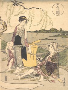 Chofu no Tamagawa, vers 1789 - Utagawa Toyokuni I