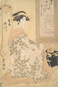 Takigawa de la maison de plaisir Ogiya - Utagawa Toyokuni I