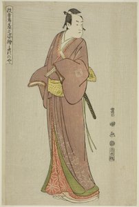 Takinoya : Ichikawa Monnosuke II comme Soga no Juro, de la série "Portraits d
