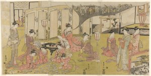 Le Jeu de Cartes - Utagawa Toyokuni I