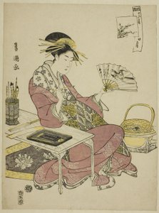 Le quatrième mois (Shi gatsu), de la série "Les douze mois à la mode (Furyu junikagetsu)"