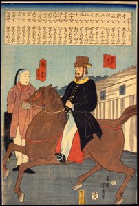 Mots étrangers (Ikoku kotoba) - Utagawa Yoshiiku