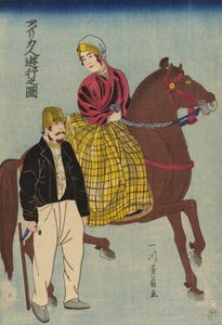 Américains en sortie - Utagawa Yoshikazu