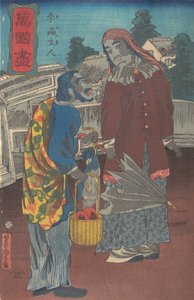 Un Couple Prussien - Utagawa Yoshitora