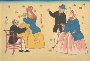 Couples anglais et russes, 1er mois, 1861.