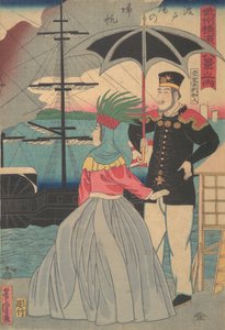 Voiles de retour aux quais [couple américain], 1er mois, 1861