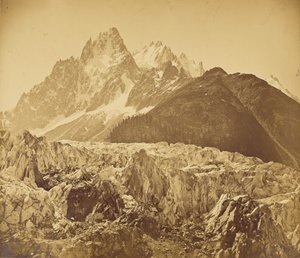 Le Mont-Blanc (Haute-Savoie), Le glacier des Bois et l