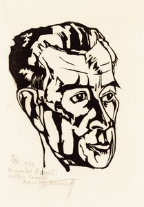 Portrait du compositeur Maurice Ravel 1875-1937, 1923