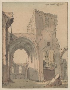 La Ruine de la Grote Kerk à Grave