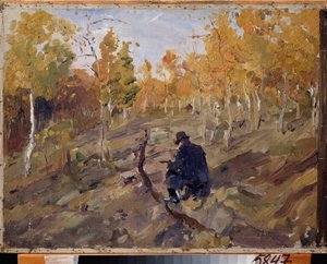 Constantin Korovine au travail