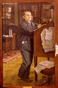 Portrait du compositeur Alexander Serov (1820-1871) - Valentin Aleksandrovich Serov