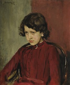 Portrait de Praskovia Anatolievna Mamontova, 1887 - Valentin Aleksandrovich Serov