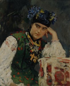 Portrait de Sofia Dragomirov, 1889 - Valentin Aleksandrovich Serov