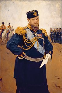 Portrait du tsar Alexandre III, 1900