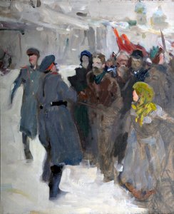 Manifestation révolutionnaire, 1906 - Valentin Alexandrovich Serov