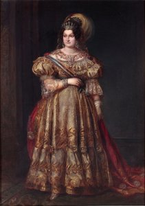 Marie Christine Ferdinande de Bourbon, princesse royale des Deux Siciles - Valentin Carderera y Solano