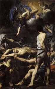 Le martyre des saints Processus et Martinien, 1629 - Valentin de Boullogne