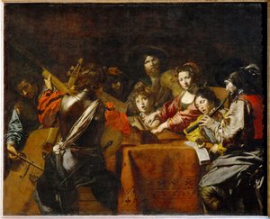 Un concert - A concert … - Valentin de Boulogne