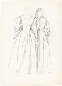 Étude de deux jeunes femmes