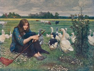 La fille aux oies, vers 1878, vers 1915 - Valentine Cameron Prinsep