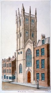 Église Saint-Alban, Wood Street, Londres, 1824
