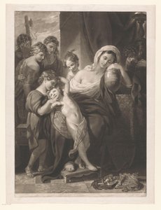 Agrippine, entourée de ses enfants, pleurant sur les cendres de Germanicus - Valentine Green