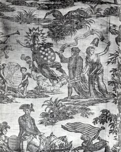 Apothéose de Franklin (Tissu d