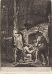 Miravan ouvrant la tombe de ses ancêtres, 1772 - Valentine Green