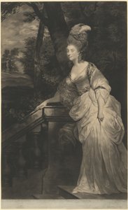 Georgiana (Spencer), Duchesse de Devonshire - Valentine Green after Sir Joshua Reynolds