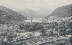 Un village irlandais Glendalough - Valentine and Sons Ltd