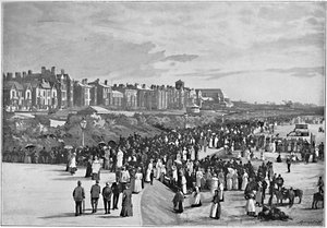 Parc marin, Southport, vers 1896 - Valentine and Sons Ltd