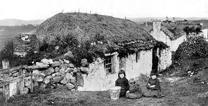 Maisons de crofters, Stornoway, Lewis, Hébrides extérieures, Écosse, 1924-1926