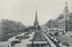 Princes Street, Édimbourg, 1910 - Valentine and Sons Ltd