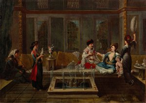 La Conversation, années 1730 - Vanmour