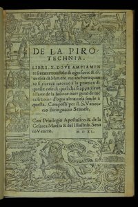 De la pyrotechnie - Vannoccio Biringucci