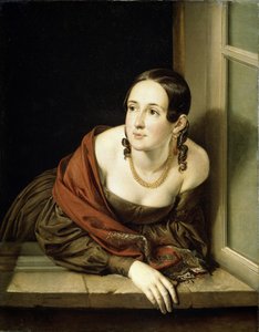 Femme à une fenêtre, 1841