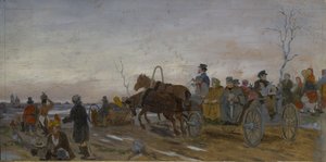 Soirée du Samedi Saint, fin des années 1860-début des années 1870 - Vasili Grigorevich Perov
