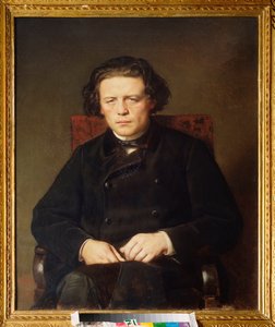 Portrait de Anton Rubinstein - Vasili Grigorevich Perov