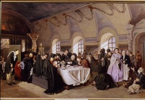 Un dejeuner au monastere