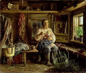 Le Mari Aveugle, 1884 - Vasili Maksimovich Maksimov