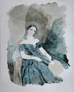 Portrait de Leonilla Ivanovna Baryatinskaya, princesse zu Sayn Wittgenstein 1816-1918, 1846